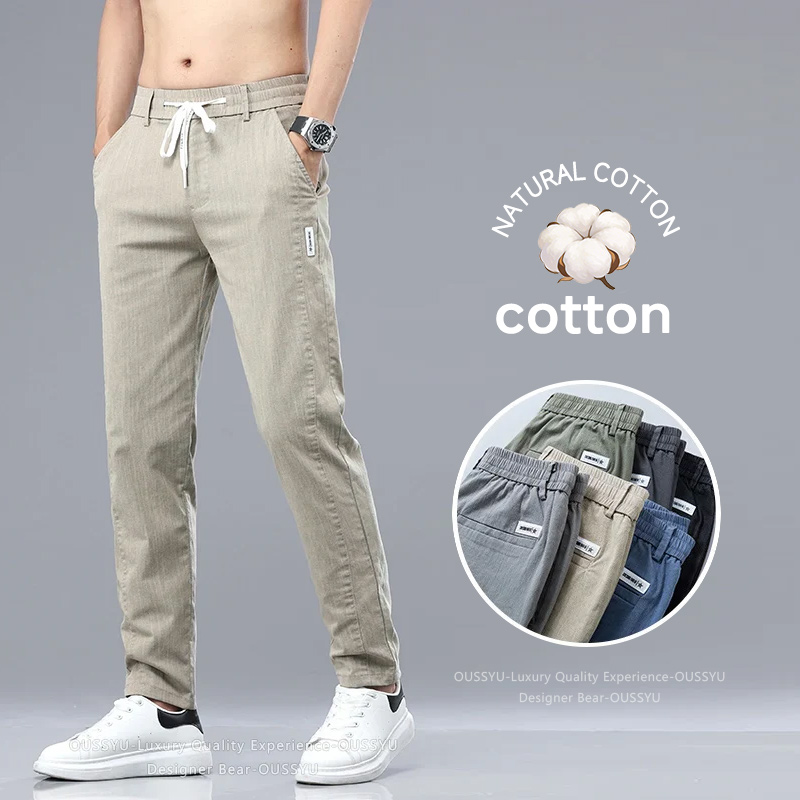 Streetwear Brand Pants - Merkkleding 2026 Zomer Heren Klassieke Katoenen