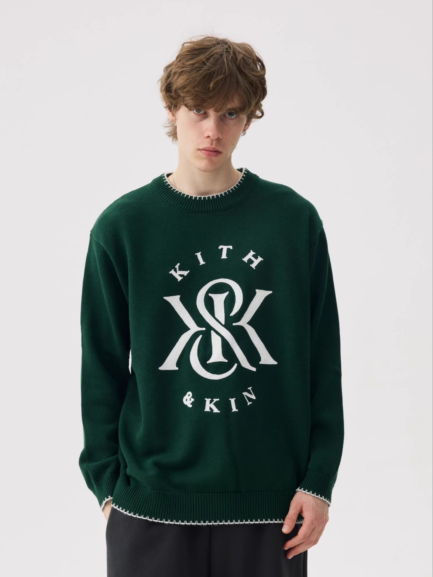 Kith Sweater Knit - Kith Amerikaanse stijl winter nieuwe losse