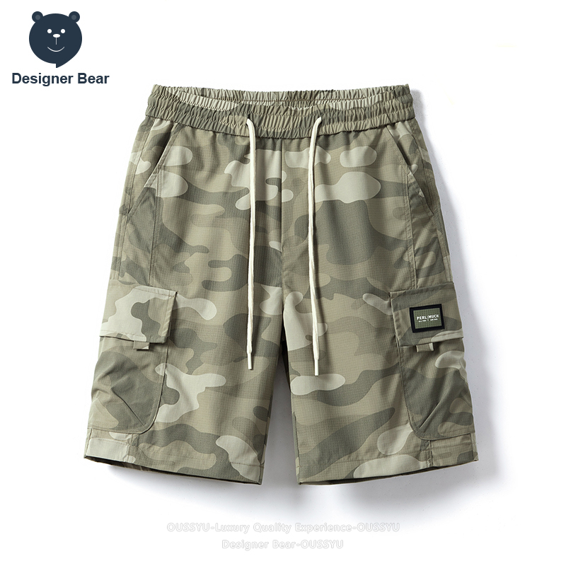 Streetwear Brand - Merkkleding Zomer Cargo Camo Shorts Heren