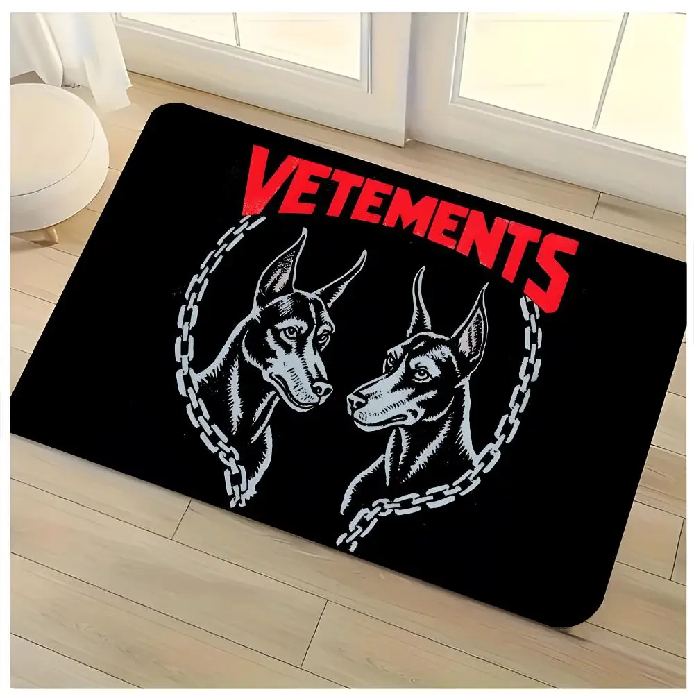 Streetwear Brand Rugs - luxe streetwear modemerk V-Vetements Vloermat Wasbaar