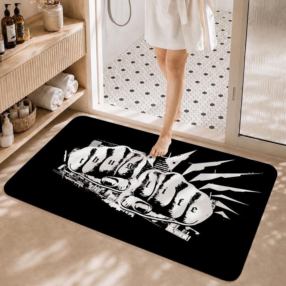 Streetwear Brand Rugs - Streetwear merk T-THUG CLUB vloermat antislip