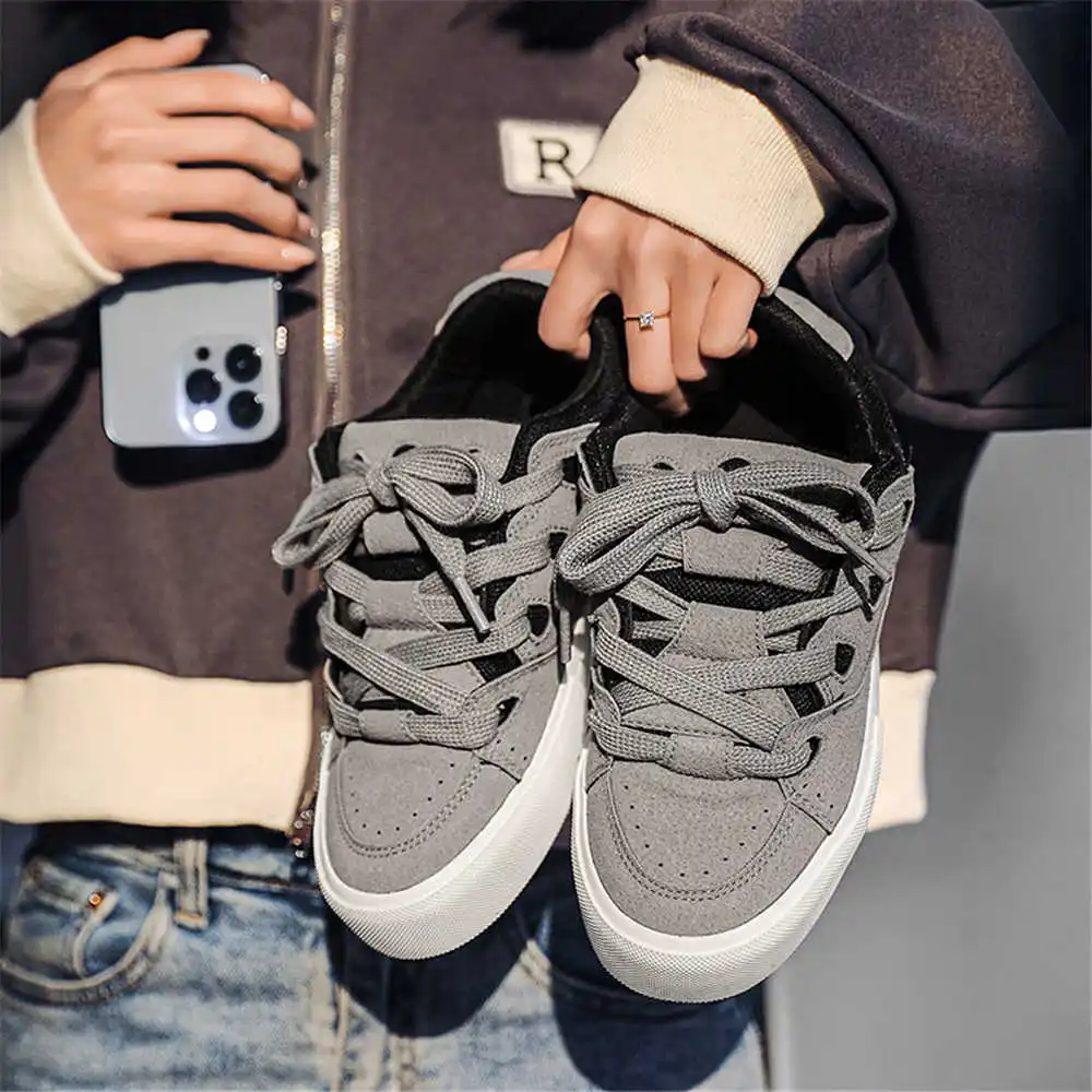Streetwear Brands In Uk - Met vetersluiting Hiphop Schoolschoenen voor dames