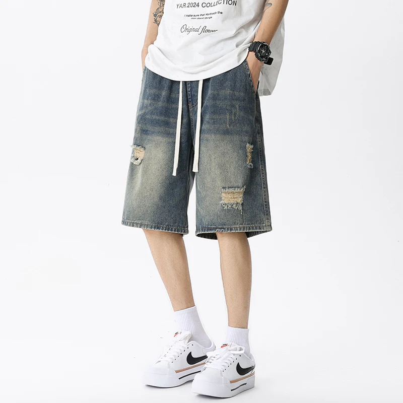 Zomer Dunne Denim Shorts Heren - Streetwear Brand Pants recensie en prijs