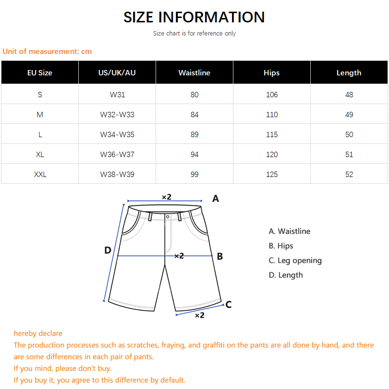 Hiphop streetwear denim shorts - Streetwear Brand Pants recensie en prijs