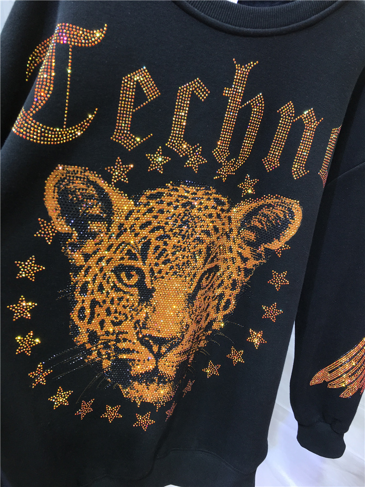 Luipaard Strass L-4XL Plus Siz - Streetwear Brand recensie en prijs