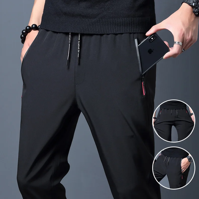 Heren casual broek recht slim  - Streetwear Brand Pants recensie en prijs