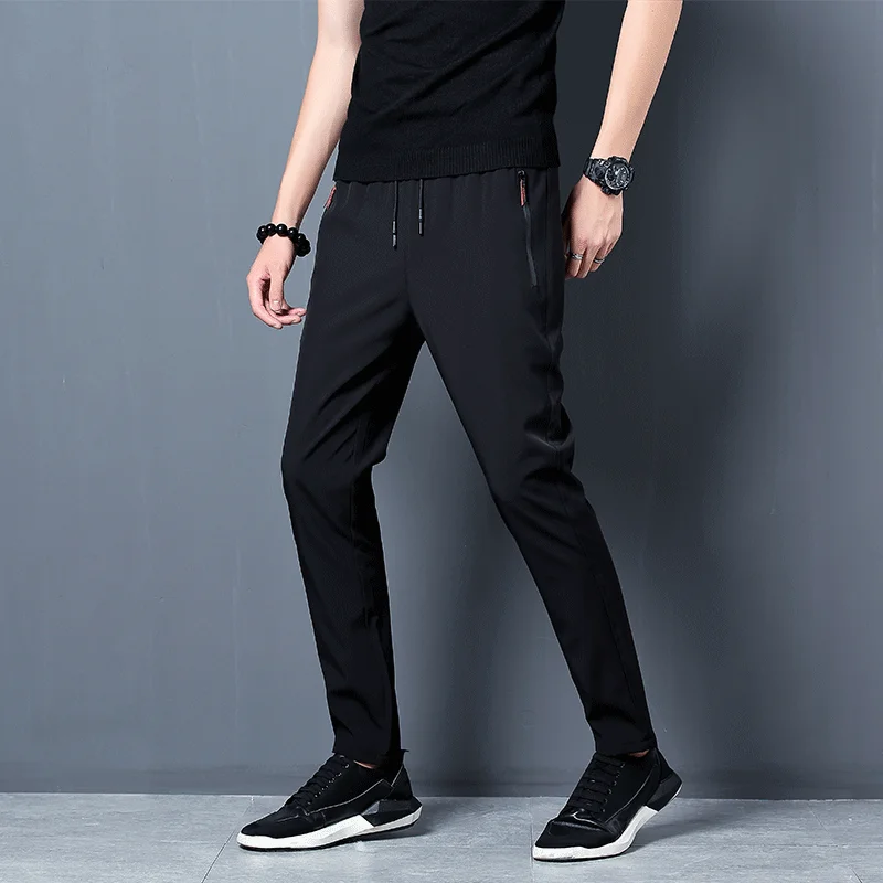 Heren casual broek recht slim  - Streetwear Brand Pants recensie en prijs