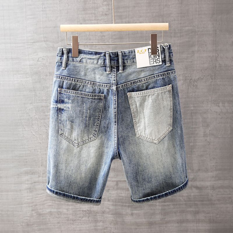 Korte jeansbroek voor heren me - Streetwear Brand Pants recensie en prijs